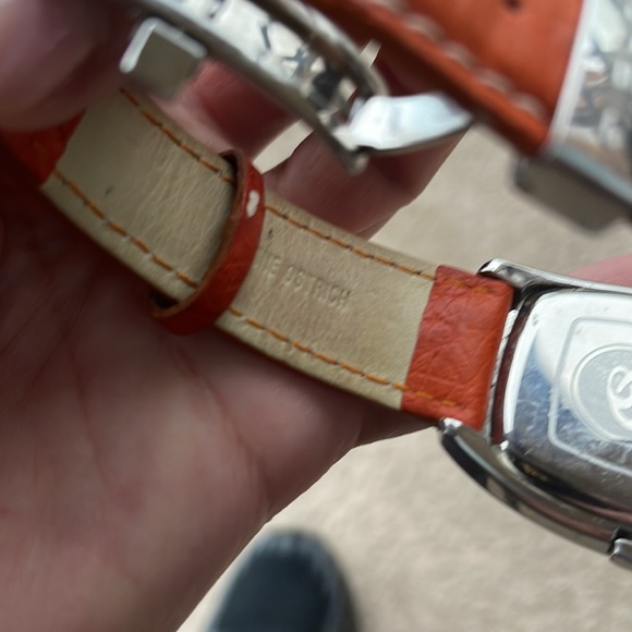 Breil Dual Time Chronograph Watch with ostrich original leather strap. - Picture 7 of 10